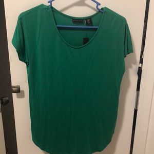 Tahari green shirt NWT xs